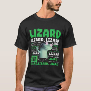 Funny Lizard Meme Animal Women Men _3 T-Shirt