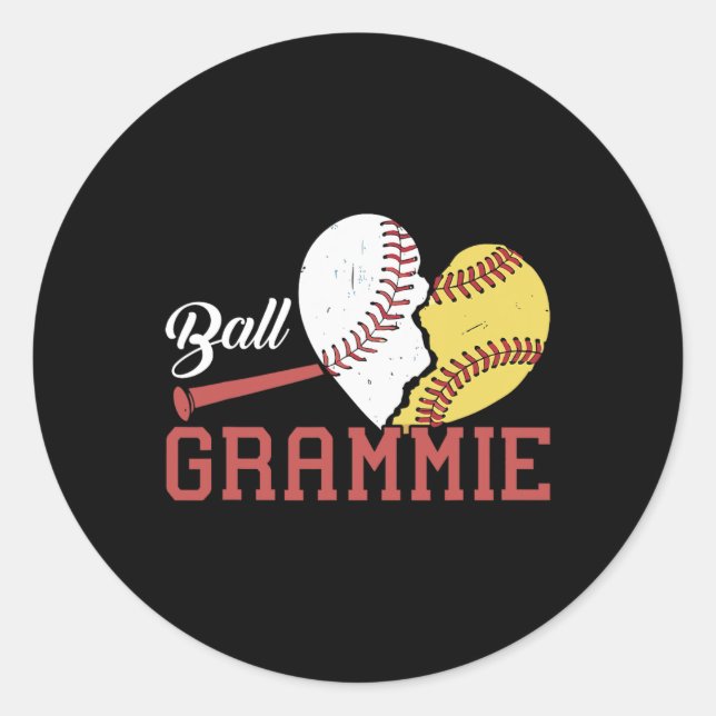 Funny Ll Grammie Sell Softll  Classic Round Sticker (Front)