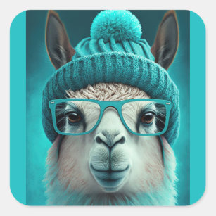 real llamas with hats