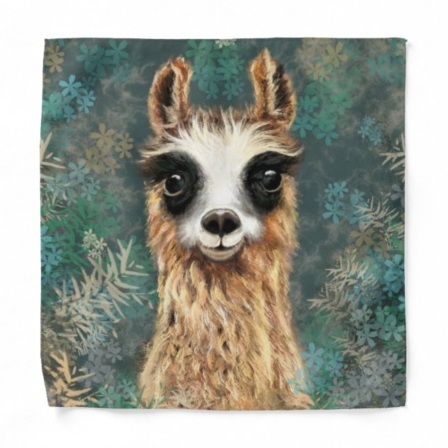 Funny Llama Bandana (Front)