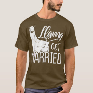 Funny Llama Bride Bachelorette Party Cute T-Shirt