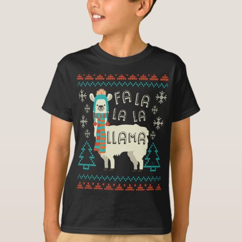 Funny Llama Christmas Sweater Style Alpaca Lover G