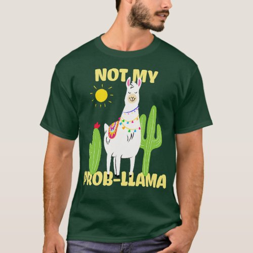 Funny Llama Cute 1 T_Shirt