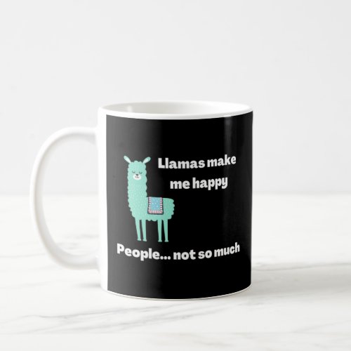 Funny Llama For Kids Men Women Alpaca Lover Farmin Coffee Mug