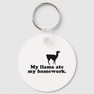 Funny Llama Keychain