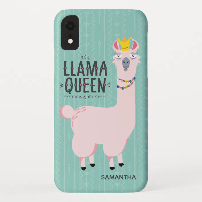 Llama iPhone Case  Cute Llama Case  Samsung Case  iPhone 6 7 8 X Case  Alpaca Phone Case  Alpaca Lover Gift  Cute Alpaca Case