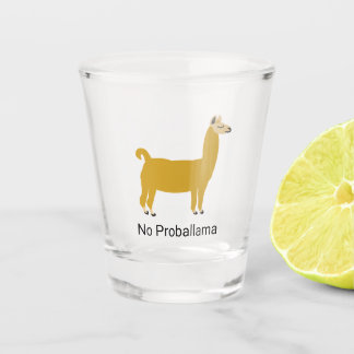 Funny Llama Shot Glass