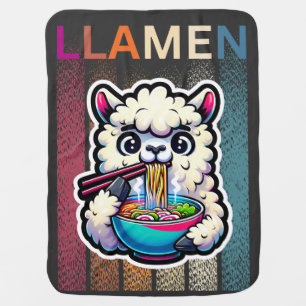 Funny Llama T-Shirt   Gifts For Her   Cute Llama Baby Blanket
