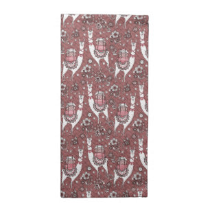 Funny Llamas Pattern Cloth Napkin