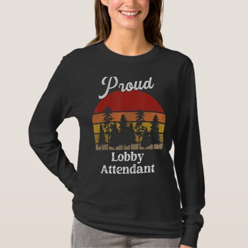 Funny Lobby Attendant Shirts Job Title Professions