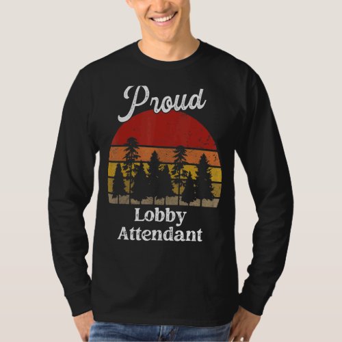 Funny Lobby Attendant Shirts Job Title Professions