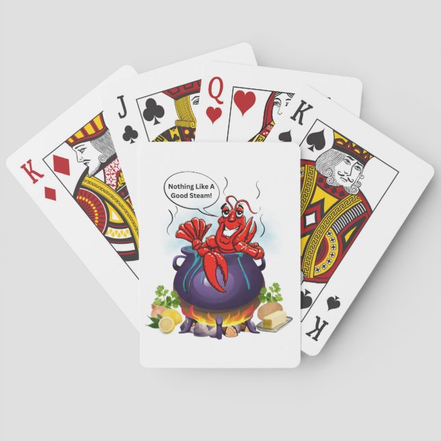 Funny Lobster Playing Cards (Back)