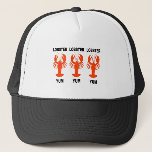 Funny lobster trucker hat