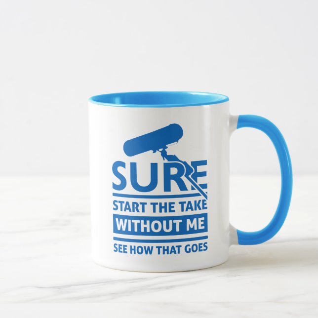 Funny Location Sound Recordist Quote Mug (Right)