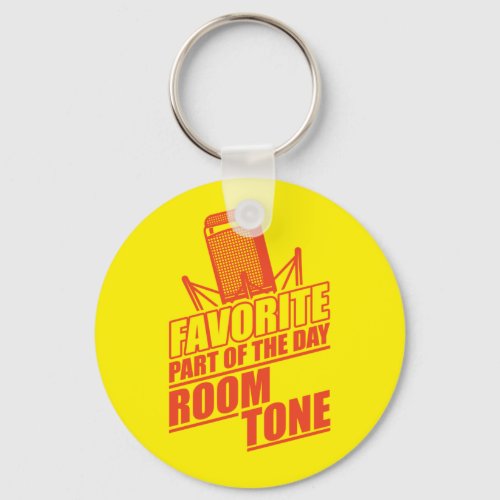Funny Location Sound Recordist Room Tone Keychain