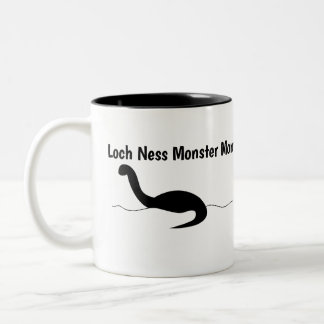 Funny Loch Ness Monster Mom Custom Two-Tone Coffee Mug
