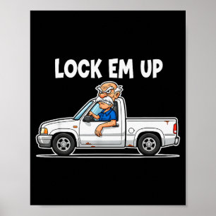 Funny Lock Em Up Private Property  Poster