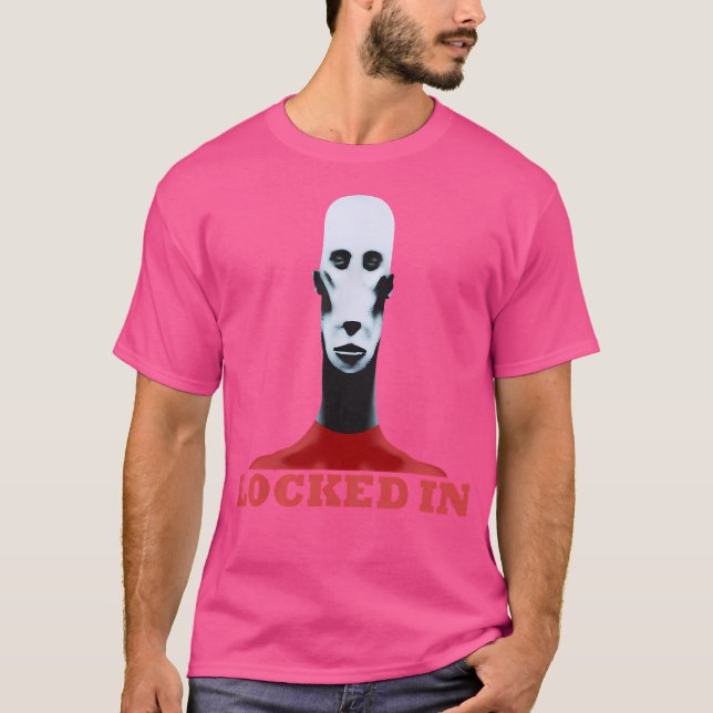 Funny Locked In Alien Meme T-Shirt (Front)