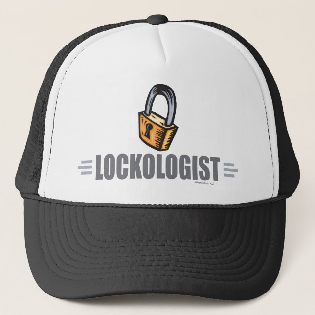 Funny Locksmith Trucker Hat (Front)