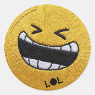 Funny LOL Laughing Emoji WhatsApp Sticker Cute C