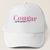 Funny LOL novelty baseball COUGAR ON THE PROWL