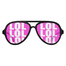 Funny LOL party shades | Laugh out loud glasses