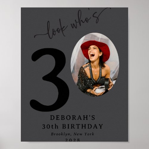 Funny Look Whos 30 Stylish 30th Birthday 