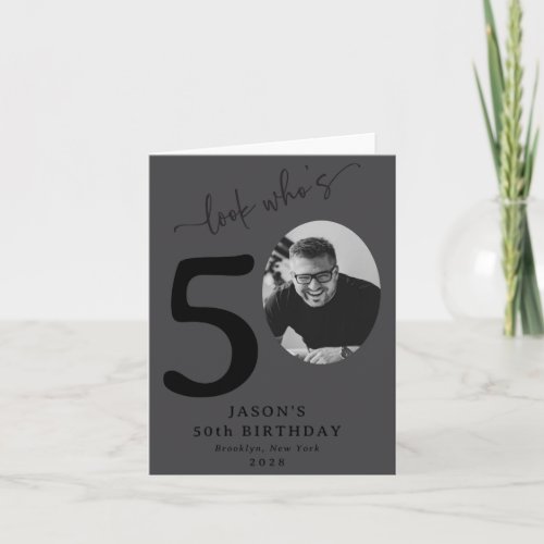 Funny Look Whos 50 Stylish 50th Birthday 