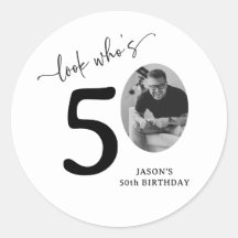 Funny 'Look Who's 50' Stylish 50th Birthday