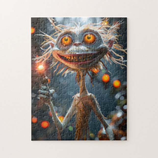 Funny looking Alien Jigsaw Puzzle (Vertical)