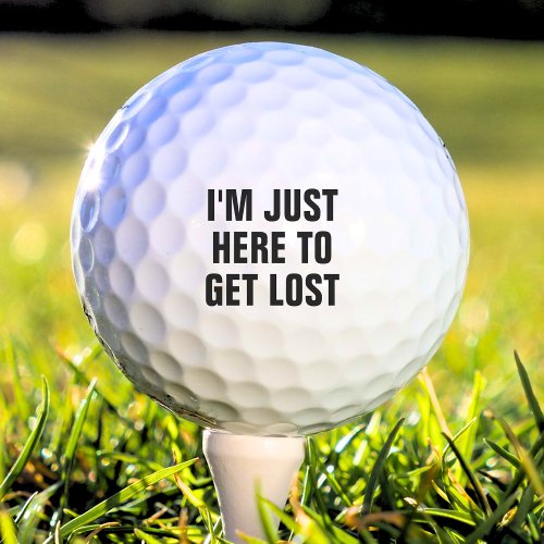 Funny Lost Ball Duffer Golfer Bad Golfing Joke