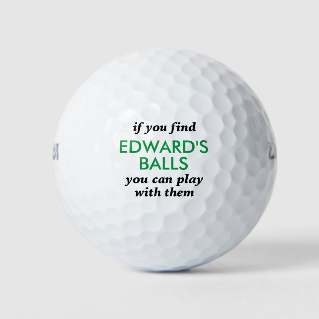 Funny Lost Ball Quote Personalized (Front)