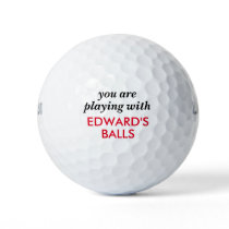 Funny Lost Ball Quote with Personalized Name