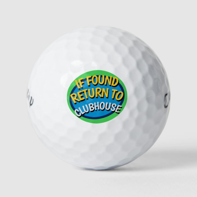 FUNNY LOST GOLF BALLS (Front)