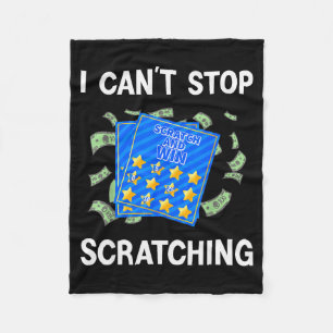 Funny Lottery Ticket Outfit For A Lover Of Lottery Fleece Blanket