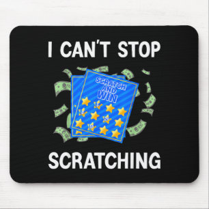 Funny Lottery Ticket Outfit For A Lover Of Lottery Mouse Pad