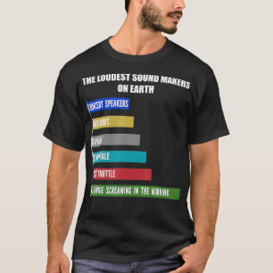 Funny Loudest Sound Parakeet Budgie Parrot Bird T-Shirt