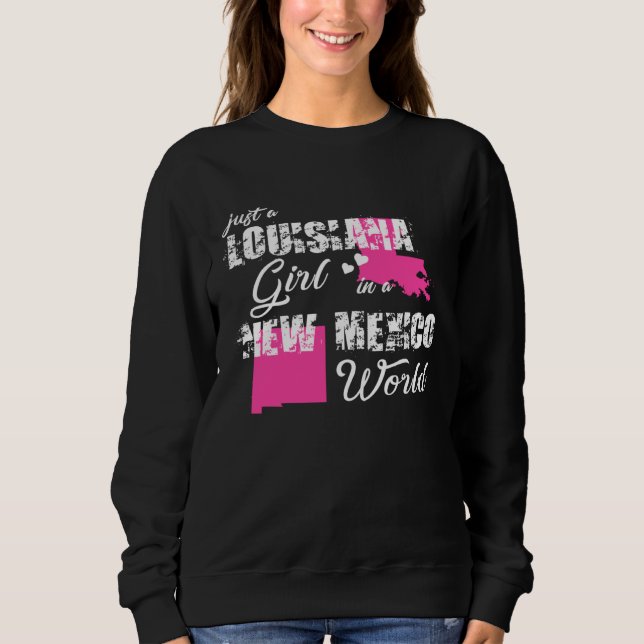 Funny Louisiana Shirts Just a Louisiana girl in a  (Front)