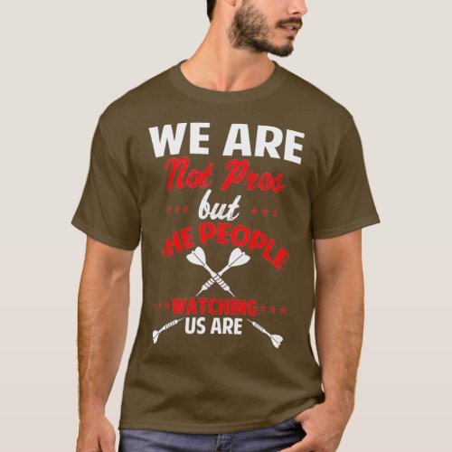 Funny Love Darts Pro Amateur Dart League T_Shirt
