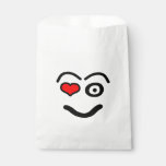 Funny love face favor bag