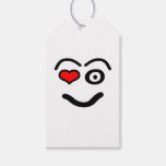 Funny love face gift tags
