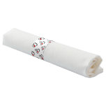 Funny love face napkin band