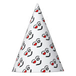 Funny love face party hat