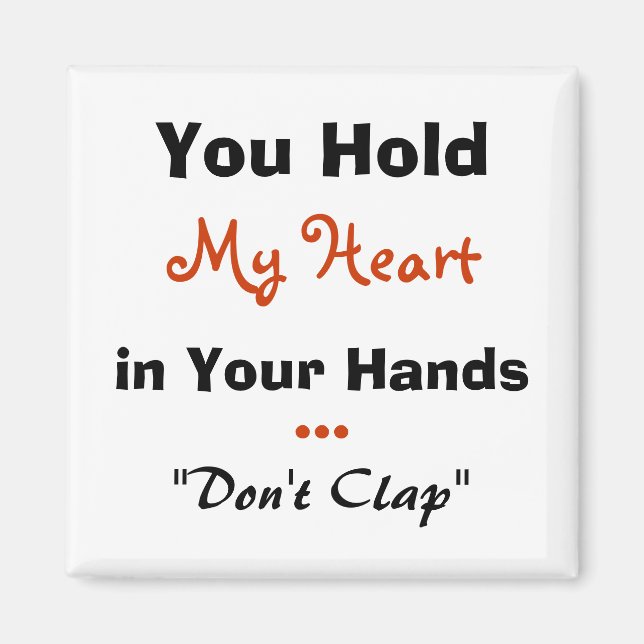 Funny Love Fridge Magnet (Front)