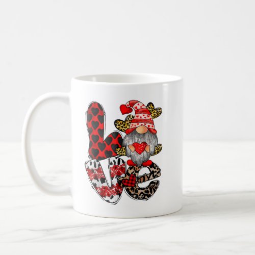 Funny Love Gnome Valentines Day Matching Couple Coffee Mug