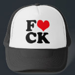 Funny Love Heart Offensive Humor Trucker Hat<br><div class="desc">Funny Love Heart Offensive Humor Funny Parody Humor for Adults rude</div>