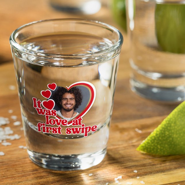 Funny Love Heart Photo Shot Glass (Creator Uploaded)