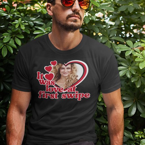 Funny Love Heart Photo  T_Shirt