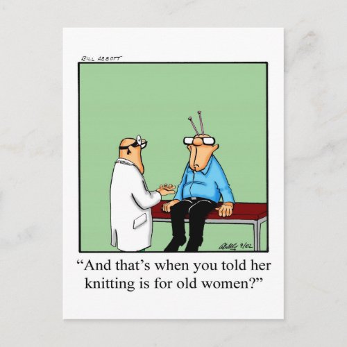 Funny Love  Marriage Humor Postcard