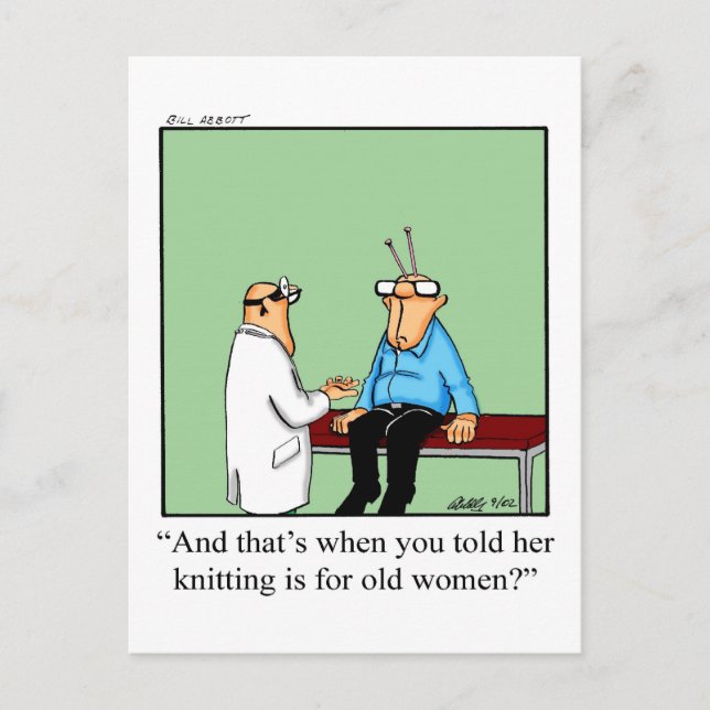 Funny Love & Marriage Humor Postcard (Front)